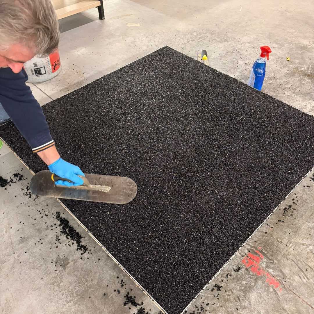 Formation moquette de pierre en atelier